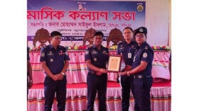 ভোলা জেলার শ্রেষ্ঠ ওসি জাকির হোসেন