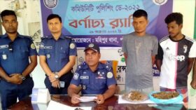 কলাপাড়ায় গাঁজাসহ দুই মাদক কারবারি গ্রেফতার