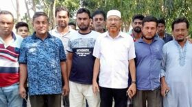 বাকেরগঞ্জের কলসকাঠীতে বিএনপির শোডাউন