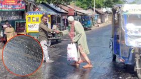 ১০ বছর পরে সর্বোচ্চ তাপমাত্রা বরিশালে, গলে যাচ্ছে সড়কের পিচ