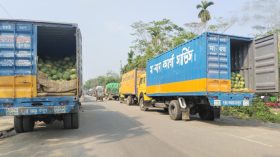 ভোলায় ৭ দিন ধরে দুই ফেরি বিকল, চরম বিপাকে তরমুজ ব্যবসায়ীরা