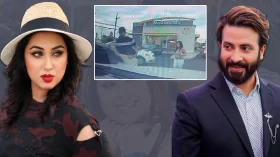 নিউ ইয়র্কে ছেলেকে নিয়ে ঘুরছেন শাকিব-অপু!