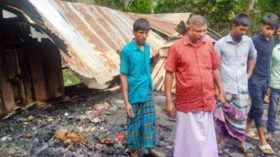 ভোলা/ অগ্নিকাণ্ডে পুড়লো ২২ বসতঘর-গোডাউন-কারখানা