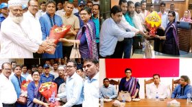 বাবুগঞ্জে নতুন ইউএনও শাকিলা রহমানের যোগদান, ফুল দিয়ে বরণ