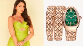 নোরার হাতে ৮৮ লাখ টাকার ঘড়ি