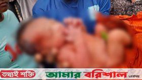 পটুয়াখালীতে ময়লার ঝোপ থেকে নবজাতক উদ্ধার