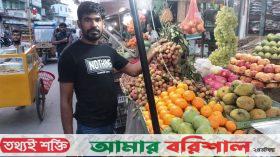 বরিশালের বাজার অপরিপক্ব ফলে সয়লাব