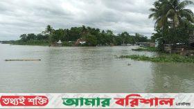 ঘূর্ণিঝড় রিমাল: ঝালকাঠিতে বাড়তে শুরু করেছে জোয়ারের পানি