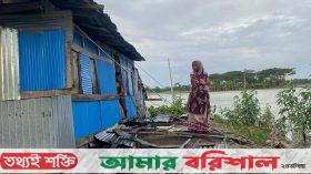 বরগুনায় মাথা গোঁজার ঠাঁই হারিয়ে নিঃস্ব মরিয়ম