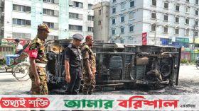 পোশাক শ্রমিকদের বিক্ষোভ, সেনাবাহিনী ও পুলিশের গাড়িতে আগুন