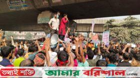 আবারও যাত্রাবাড়ী মোড় অবরোধ ব্যাটারি রিকশাচালকদের