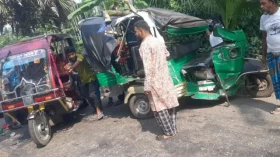 ঝালকাঠিতে মাহিন্দ্রা ও ট্রলির সংঘর্ষে দুজনের মৃত্যু