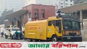 সচিবালয়ের সামনে ধাওয়া-পাল্টা ধাওয়া, পুলিশের ফাঁকা গুলি