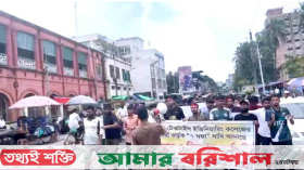 শাটডাউন কর্মসূচির মাঝেই স্মারকলিপি দিলেন শিক্ষার্থীরা