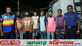 মেঘনায় ডুবে গেল বালুবোঝাই ৭ বাল্কহেড, ১৩ জনকে উদ্ধার