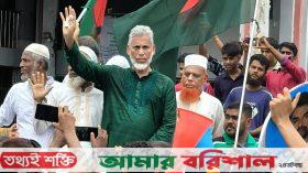 গণঅভ্যুত্থানের বর্ষপূর্তিতে মুলাদীতে বিএনপির বিজয় র‌্যালি ও সমাবেশে