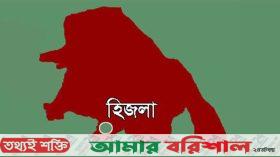 হিজলায় মেঘনা নদীতে জাহাজের ধাক্কায় মাল বোঝাই জাহাজ ডুবি