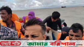 উত্তাল মেঘনার মাঝে স্পিডবোট অচল, যাত্রীদের কান্নাকাটি