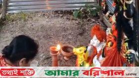 বরিশালে মন্দির থেকে প্রতিমা গায়েব