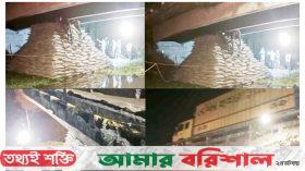 ঢাকা-বরিশাল মহাসড়কের ব্রিজে ফাটল