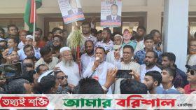 নলছিটিতে ধানের শীষের পক্ষে গণসংযোগ