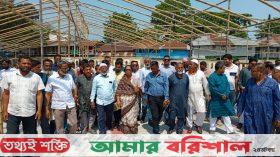 বরিশাল ঈদগাহ ময়দান পরিদর্শনে বিসিসি প্রশাসক শিরিন