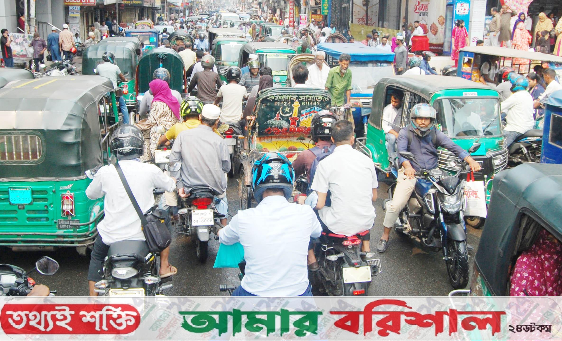 যানজটে নাকাল নগরবাসী , দুর্ভোগ চরমে