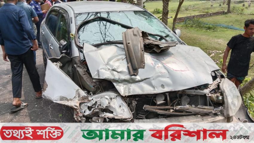 ঝালকাঠিতে প্রাইভেটকার–ইজিবাইকের সংঘর্ষ : শিশুসহ আহত ৩