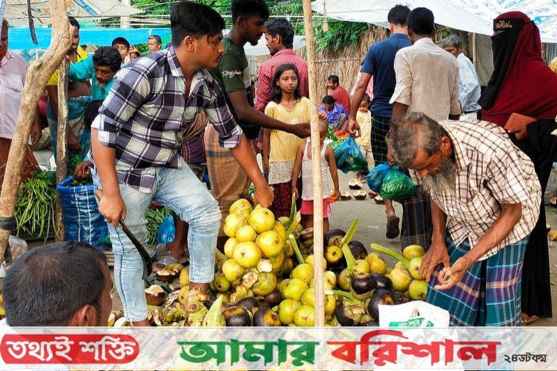 প্রচণ্ড গরমে বাড়ছে তালশাঁসের চাহিদা