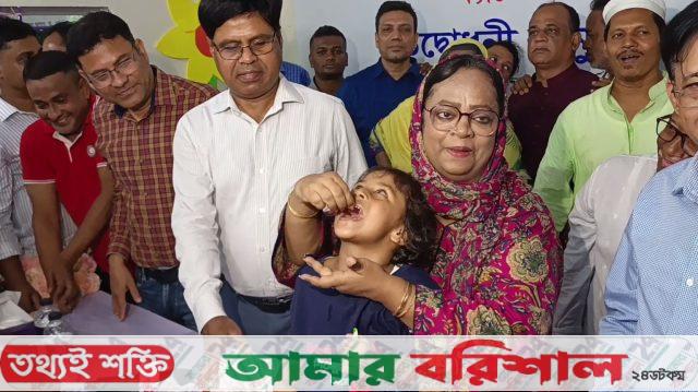 বরিশালে জাতীয় ভিটামিন ‘এ’ প্লাস ক্যাম্পেইন শুরু