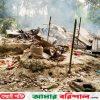 বরিশালে অটোরিকশাচালক হত্যার সাথে জড়িত অভিযুক্তের বাড়িতে অগ্নিসংযোগ