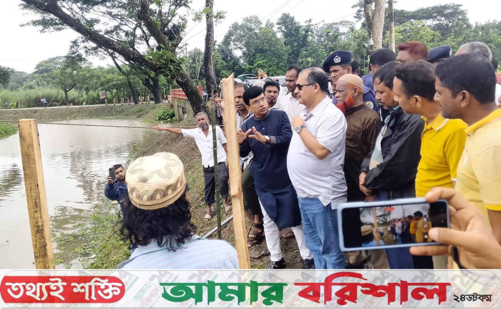 গৌরনদীতে আসছেন প্রধানমন্ত্রী অনুষ্ঠানস্থল পরিদর্শনে তথ্যমন্ত্রী