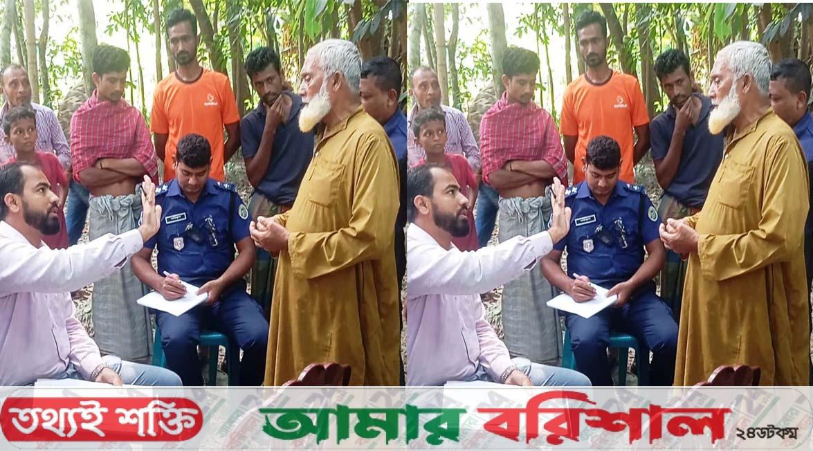 বানারীপাড়ায় অবৈধ ভাবে মাটি বিক্রির দায়ে জরিমানা, ট্রলার জব্দ