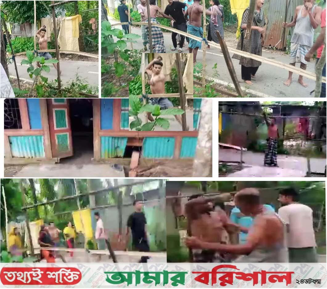 জমি -জমা বিরোধের জের ধরে প্রতিপক্ষের বিরুদ্ধে হামলা-ভাঙচুরের অভিযোগ